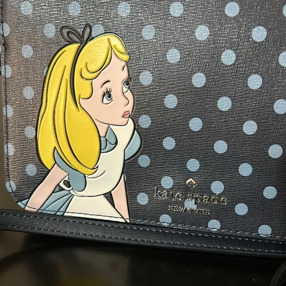 Kate Spade x Disney Alice in Wonderland Double Compartment Crossbody - Picture 3 of 13